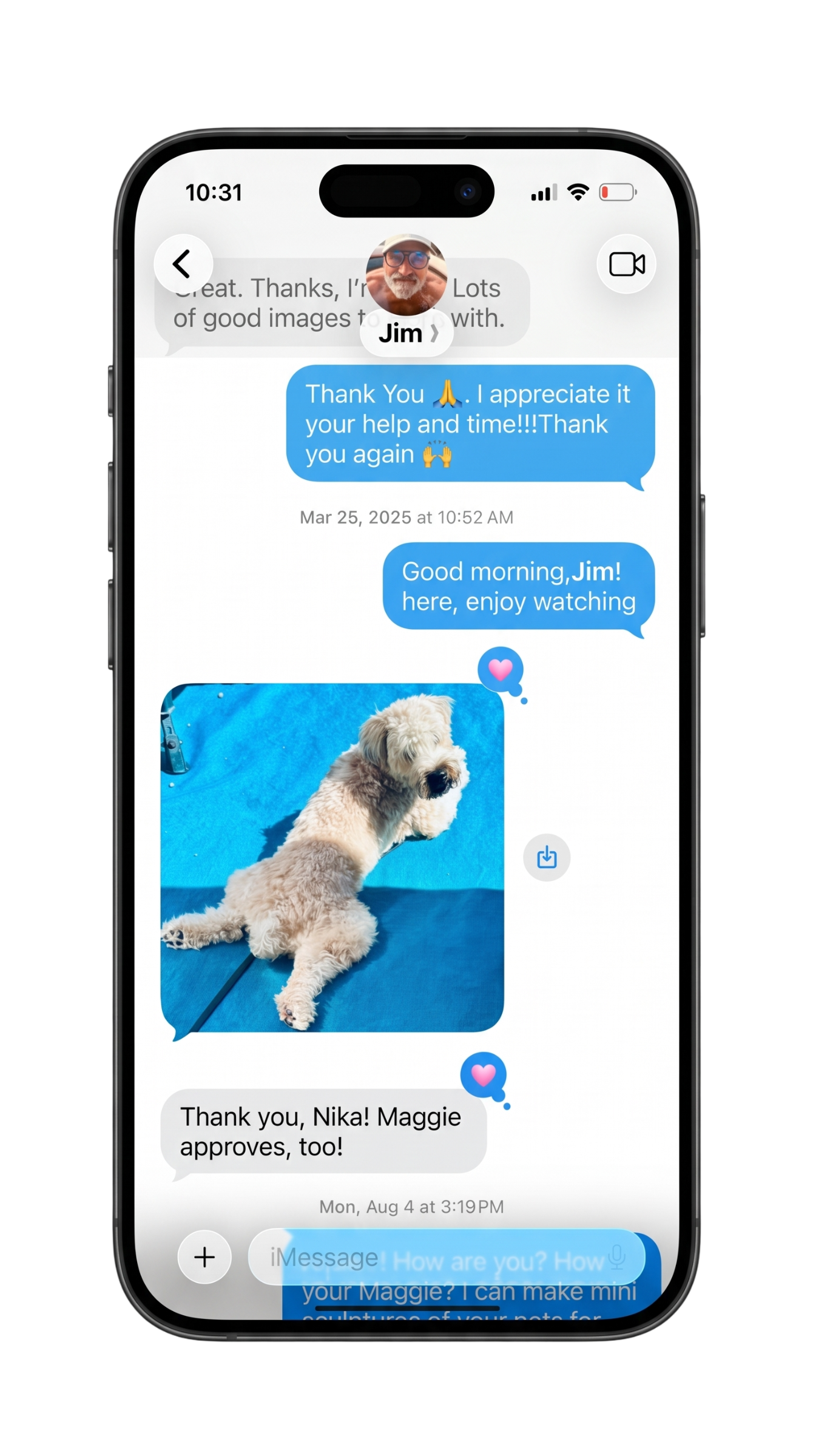 Customer feedback for Maggie